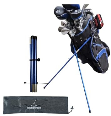 Smart Golf Bag Stand 2.0 Attachment - Blue, Made of Aluminum