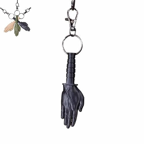 SUMKTO Messer Hand Schlüssel Bund, Palm Key Chain, Mini Messer Hand Schlüssel Bund, großes militärisches Geschenk für Armee, Marines, Marine, Luftwaffe