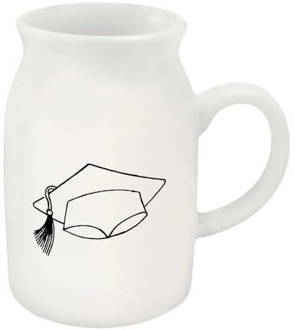 300ml 'Mortarboard' Ceramic Milk Jug (MJ00000808)