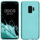 kwmobile Case kompatibel mit Samsung Galaxy S9 Hülle - Schutzhülle aus Silikon metallisch schimmernd - Handyhülle Metallic Mintgrün