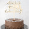 Tortendeko 90. Geburtstag Frau Mann aus Holz 5MM, Kuchendeko 90 Geburtstag Deko, Alles Gute zum 90 Geburtstag Cake Topper