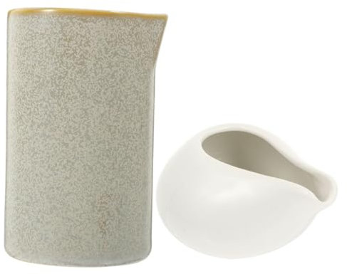 BEBEMOKO Porcelain Milk Jug Dr Style Ceramic Sauce Pitcher Milk Kettle for Coffee Bar Supplies