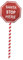 SKYTE® Santa Stop Here Sign Glitter, Christmas Outdoor Decoration, 57.5cm X 19.7cm, Path Stake Novelty, Garden Decor Outside, Santa Claus Xmas Sign