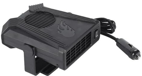 liujialigr Calentador eléctrico de coche de 150W, ventilador de refrigeración de 12V CC, desempañador, desempañador, ventiladores de calefacción de coche, desempañador de parabrisas eléctrico autónomo