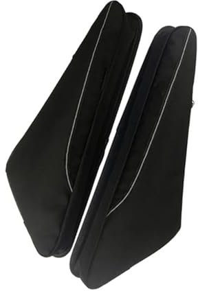 EQJSHL Borse per Paramotore per Moto, per B&MW R 1200 R1200 GS LC ADV R1250GS R 1200 RS R1250RS, Borsa Porta Attrezzi Impermeabile per Telaio Borse da Sella e in Pelle(Nero 1)