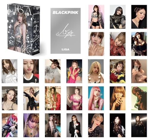 IEBTAWN 55 Pièces Blackpink, Carte Kpop, Lomo Card, Photocards Bp, Cartes Photo Born Pink, Images régulièrement mises à jour, peuvent différer.