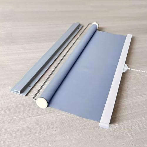 ZHUOZ1T Tenda a Rullo Oscurante con Sistema a Molla Automatica,Retrattili Tenda Oscurante A Rullo per Interni,Tenda Isolata per Privacy,per Casa/Ufficio/Balcone (45cm x 150cm)