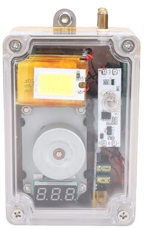 Naroote Generador de Manivela Portátil de Emergencia, Generador de Carga USB Manual con Luz y Almacenamiento de Batería 2400 MAh para Acampar Supervivencia Al Aire Senderismo