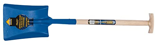 Draper 10877 Expert Square Mouth Tee Handled Shovel with Ash Shaft