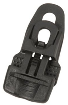 LightmaXX Spannfix Clip PRO, Schwarz, Robuster Bühnenclip, Für Molton und Planen, Tragfähigkeit 100kg/m², Ideal für ungeöste Materialien, 7cm Länge, 4cm Breite, 1.85cm Höhe