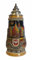 KING Bierkrug Frankfurt Reliefseidel 0,5 Liter Bierseidel KI 305 0,5L Frankfurt