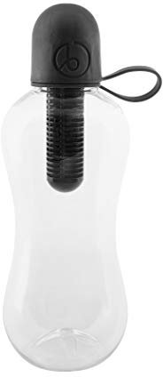 Bobble - Wasserflasche - mit Trageverschluss - Medium - Schwarz - 525 ml