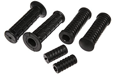 Gummiteile im Set (6-teilig) schwarz für Lenker, Fußrasten, Schaltung, Kickstarter passend für S50, S51, S70, S53, S83