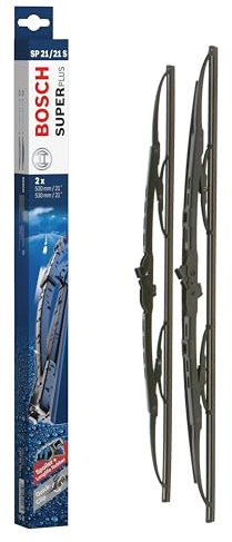 Bosch Scheibenwischer Super Plus Spoiler SP21/21S, Länge: 530mm/530mm − Set für Frontscheibe - Nur für Rechtslenker-Fahrzeuge (UK)
