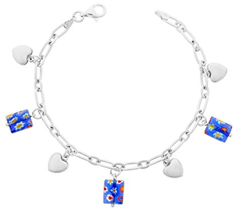 Orphelia Damen-Armband 925 Sterling Silber Charms 18 cm ZA-1762