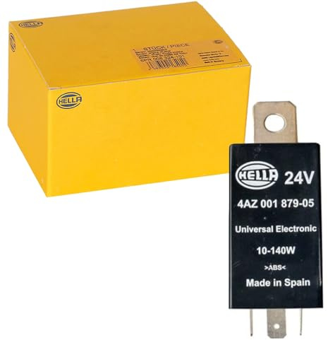 HELLA 4AZ 001 879-051 Flasher Unit, 24V, with holder