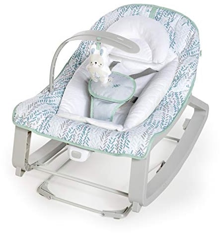 Ingenuity, Keep Cozy 3 in 1 Grow with me Wippe Weaver mit Vibrationen, 2 Liegepositionen und 3 Wippfunktionen, mehrfarbig