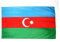 AZ FLAG - Flagge Aserbaidschan - 90x60 cm - Aserbaidschanische Fahne 100% Polyester mit Messing-Ösen - 50g