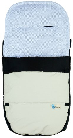 AltaBeBe AL2400SX - 09 Sommerfußsack Sympatex, beige-weiß