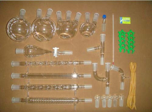 GOWE Superior Advanced Chemistry Lab Glassware Kit 24/40,lab Glassware kit 24/40