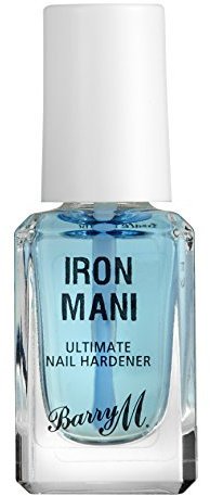 Barry M Cosmetics Iron Mani Hardener, Blue/Clear, Clear, 10 count