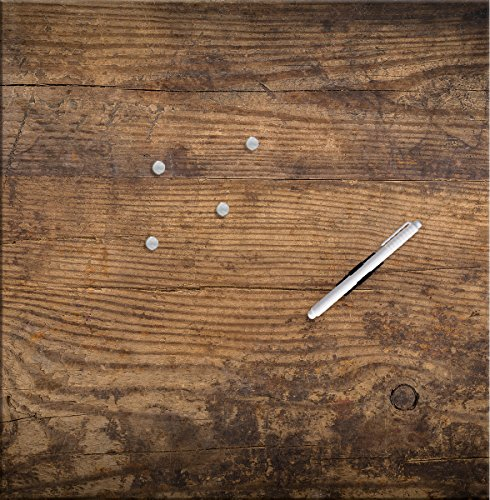 Eurographics Memo Board Wood, braun, 50 x 50 cm