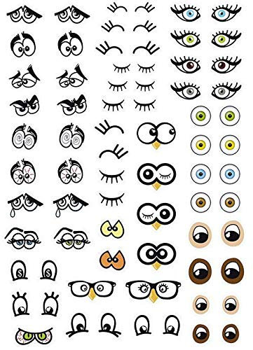 Graine Créative 188 Pegatinas Adhesivas - Ojos