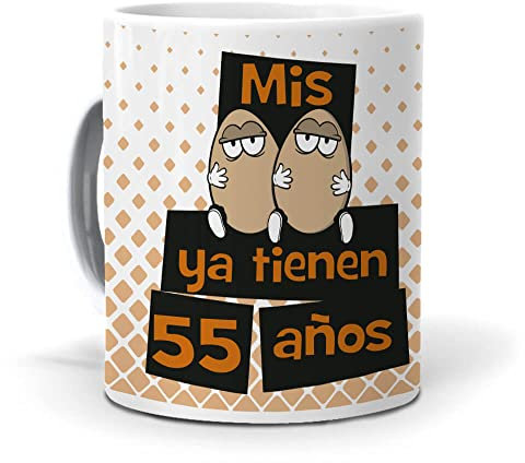 Taza Mis huevos ya tienen 55 años