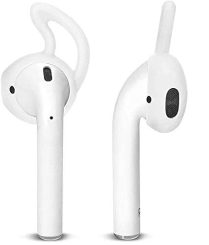 Onwon 3 Pairs Silicone Ear Hooks and Cover Tips for Airpods Earpods Earphones Headphones Earbuds