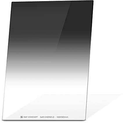 K&F Concept Nano-X Verlaufsfilter Soft GND16 1,2(4-Blenden) Rechteckfilter 100x150mm aus Optisches Glas mit 28 Nano-Beschichtung