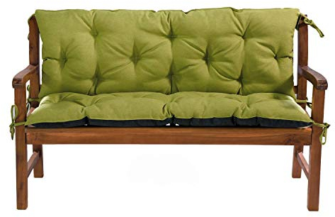 Mayaadi-Home Gartenbankauflage Bankauflage Bankkissen Sitzkissen Polsterauflage Sitzpolster Grün 120x60x50cm