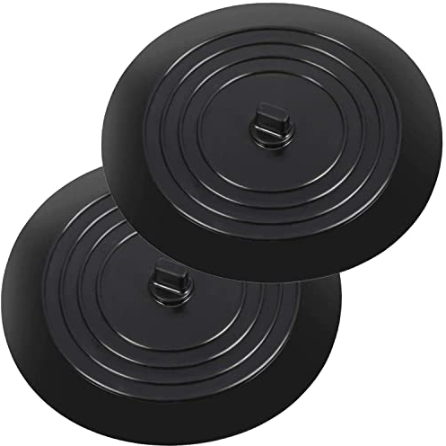2 pack Silicone Tub Stopper,Drain Stopper Universal Sink Plug,Drain Plug for Kitchens, Bathrooms and Laundries, Sink Bathtub Drain Cover(15.3cm/6inch)