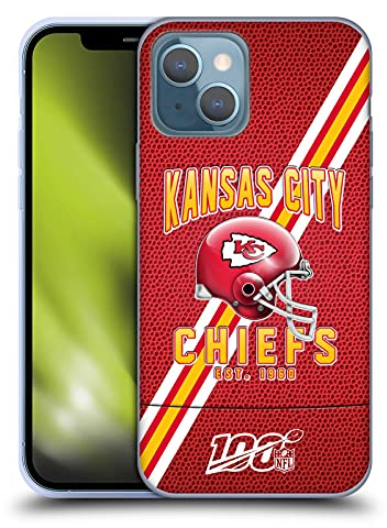 Head Case Designs Offizielle NFL Football Streifen Kansas City Chiefs Logo Art Gelhülle [Militärischer Schutzgrad] Kompatibel Mit Apple iPhone 13 Und Kompatibel Mit MagSafe