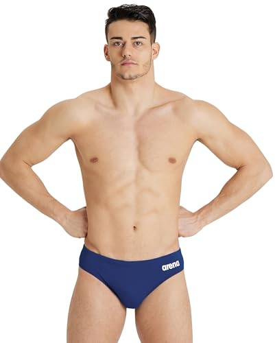 Arena Solid Costume Bambino Mare e Piscina, Costume da Bagno in Morbido Tessuto ad Asciugatura Rapida, Boxer Mare con Slip Interno in Rete e Tasche Laterali