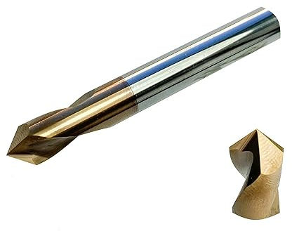 CNC QUALITÄT VHM 90° NC Anbohrer Ø 2-12 mm für Spiralbohrer - Schaftfräser - Hartmetall VHM - Beschichtung (Ø 3 mm - HM)