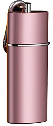 iSpchen Taschenaschenbecher für Unterwegs Mini Aschenbecher Edelstahl Tragbarer Reiseaschenbecher Draussen Windaschenbecher Taschen Aschenbecher mit Deckel