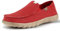 Kickback Couch Classic - Herrenschuhe - Farbe Red - leichte Slip On Canvas Schuhe Männer - Loafers für Männer - All Day Comfort - Slip On oder Slide In Herren Freizeitschuhe - Größe EU43
