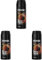 Axe Bodyspray Moschus Deo ohne Aluminium bekämpft geruchsbildende Bakterien und unangenehme Gerüche 150 ml 1 Stück (Packung mit 3)