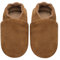 IceUnicorn Baby Lauflernschuhe Krabbelschuhe Baby Mädchen Jungen Lederpuschen Weicher Leder Wildledersohlen Lederschuhe Babys(Kastanie, 0-6 Monate)
