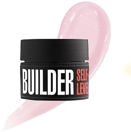 Kodi Professional Gel Ricostruzione Unghie Builder Gel Self Level Pink Shiny Modellare Unghie UV LED - Smalto Semipermanente Unghie Rosa Nudo Brillante 13 ml