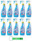 10x ACE Candeggina +Mousse Fresco Profumo, sgrassa le superfici della casa e le macchie più ostinate del bucato,Flacone Spray da 700ml + Portachiavi Beni Culinari in Omaggio