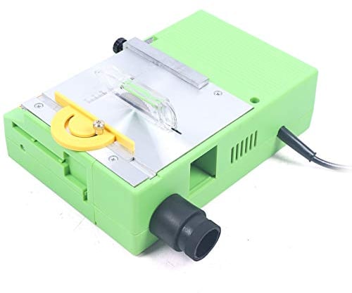 VonVVer Tischkreissäge 480W - Mini Tischkreissäge Ø 60mm Sägeblatt Maximale Schnitttiefe 13mm 8800 U/min Tischkreissäge