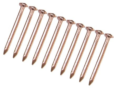 perfk 10 Pezzi Chiodi in Rame Accessori robusti e multifunzionali Punte di Finitura del tetto per Ceppi paesaggistici per il miglioramento della, 38 mm