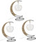 HOMSFOU 3st Apfelsternlaterne Led-nachtlampe Led-nachtlicht Kaminsims Lichter Nachtlampe Für Schlafzimmer Mond Schreibtischlampe Weiße Lichter Nachtlicht Eid Nacht Led-lampe Glas