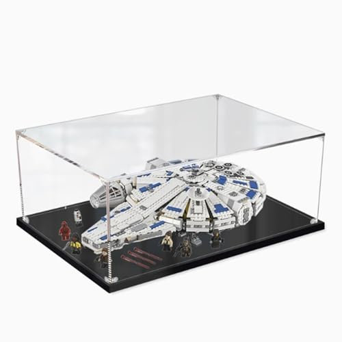 Acryl-Vitrine für Lego 75212 Millennium Falcon staubdichte Vitrine (Modell nicht im Lieferumfang enthalten) (2 mm)