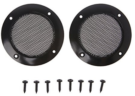 2PCS Shatter Resistant Stereo Mesh Protective Grill Covers Parts Video Accessories