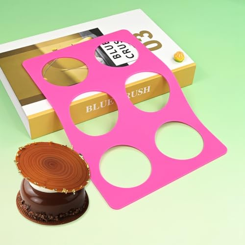mostsom Silicone Lace Mold Embossing Mold Fondant Molds Geometric Pattern Edible Cake Decorating Tool Wedding Cupcake Fondant Imprint Mat Flower Design Craft Tools for Baking (E_