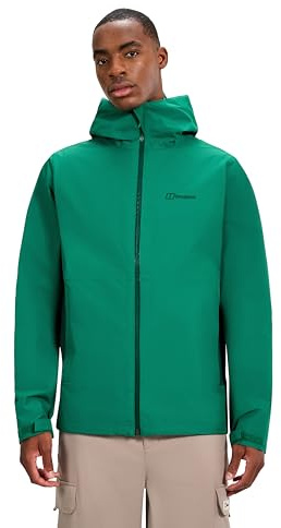 Berghaus Herren Bramblfell Gore-Tex Interactive Jacke, wasserdicht und atmungsaktiv Jacke, Grün, M