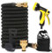 Idropulitrice portatile ad altissima potenza, carr Expandable Garden Hose - Lightweight and Flexible Water Hose with Durable Brass Fittings for Efficient Watering and Washing(Blk,25FT)
