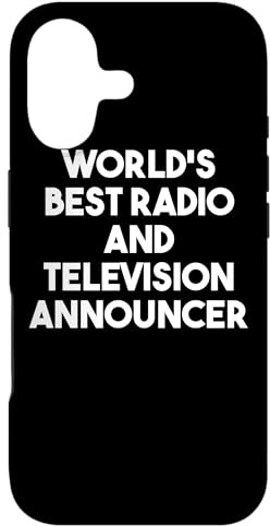 Meilleur annonceur de Radio et de télévision au Monde – Drôle Coque pour iPhone 17